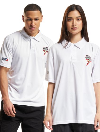 European League Of FootballBerlin Thunder PoloShirts leuchtend weiß