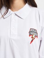 Polos de los Berlin Thunder de la Liga Europea de Fútbol en blanco brillante