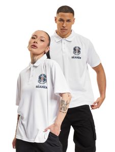 European League Of Football Milano Seamen PoloShirts leuchtend weiß European League Of Football Milano Seamen PoloShirts leuchtend weiß