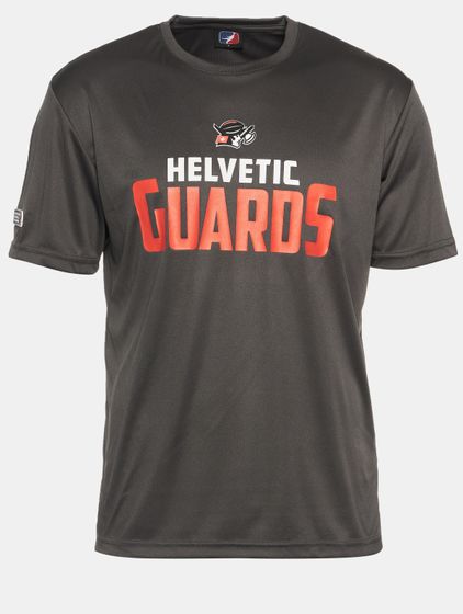 European League Of Football ELF Helvetic Guards 5 T-Shirts tiefschwarz