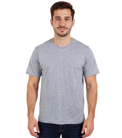 European League Of Football Blanko T-Shirts grau meliert