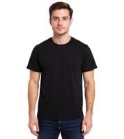 European League Of Football Blank T-Shirts Jet Black