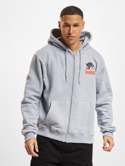 European League Of Football ELF Helvetic Guards 1 Zip Hoodies grau meliert
