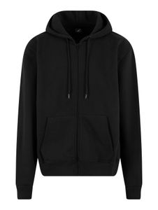 European League Of Football Blanko Zip Hoodies tiefschwarz