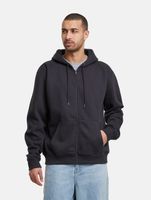 European League Of Football Blanko Zip Hoodies tiefschwarz