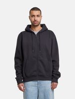 European League Of Football Blanko Zip Hoodies tiefschwarz