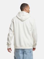 European League Of Football Blank Zip Hoodies Antique White