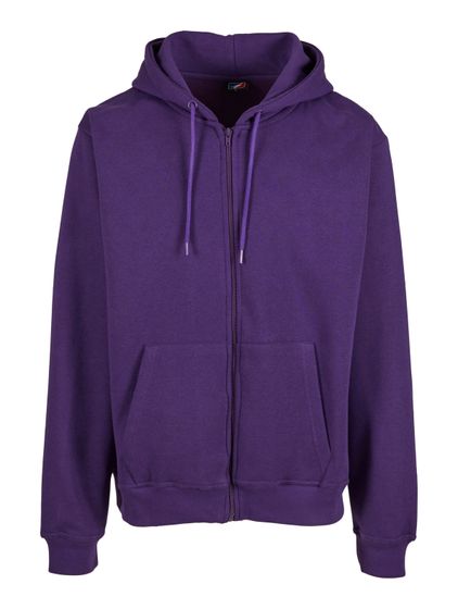 European League Of Football Blank Zip Hoodies acai
