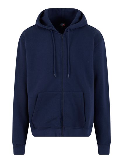 European League Of Football Blanko Zip Hoodies pageant blau