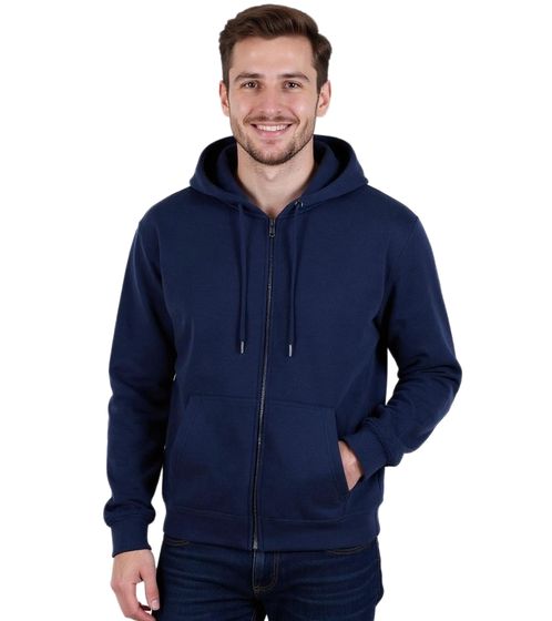 European League Of Football Blanko Zip Hoodies pageant blau