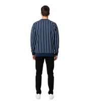 Felpa da uomo Futur Raglan Crew Pin di alta qualità con design moderno e maniche raglan, blu