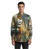 Futur Junglist Shirt Herrenhemd Baumwollhemd Multi