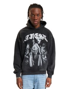 Favela Fear Hoodies Black Washed Favela Fear Hoodies Black Washed