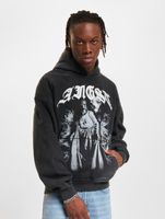 Favela Angst Hoodies schwarz gewaschen