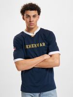 Camiseta de juego auténtica de los Fehervar Enthroners de la Liga Europea de Fútbol, azul marino