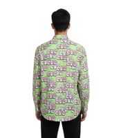 Camicia da uomo CDG FH-B033-W21 in cotone con stampa G