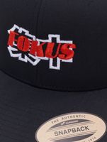 FOKUS x DEF stylische Snapback Racer Edition mit verstellbarer Snapback Schwarz & Rot