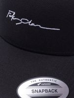 FOKUS x Def Fokus Clan Snapback Cap – Verstellbar Stylisches Streetwear-Design Schwarz/Weiß