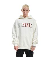 Fokus x Def College Hoodie weiß