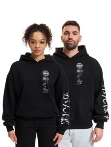 Fokus x Def World Hoodies schwarz/offwhite
