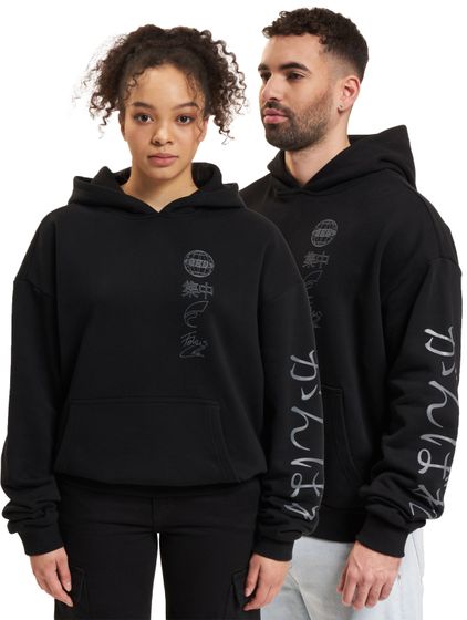 Fokus x Def World Hoodies schwarz/grau