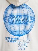 Fokus x Def World Hoodies bereit zum Färben/Kobaltblau