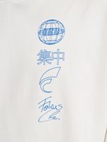 Fokus x Def World Hoodies bereit zum Färben/Kobaltblau