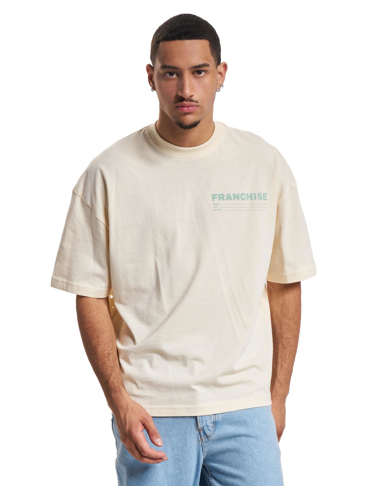 Maglietta Franchising Blank crema