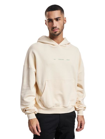 Sweat à capuche avec logo Split Franchise crème