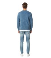 Felpa Aries No Problemo da uomo: pullover morbido e di alta qualità per un comfort moderno, blu