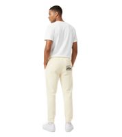 Aries Premium Temple Jogginghose hochwertiger Streetwear-Look mit Kordelzug und elastischen Beinabschlüssen Alabaster
