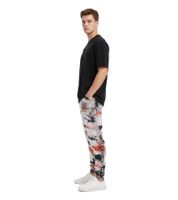 Pantalon de jogging homme Aries « No Problemo », effet tie-dye, coupe décontractée et confortable, multicolore