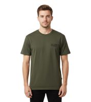 T-shirt The Good Company Borrowed per uno stile casual quotidiano con un'esclusiva stampa sul retro in verde oliva