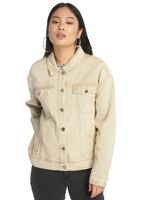 Missguided oversized denim jacket in sand Missguided oversized denim jacket in sand