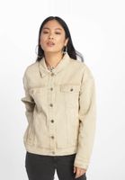 Missguided oversized denim jacket in sand Missguided oversized denim jacket in sand