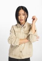 Missguided oversized denim jacket in sand Missguided oversized denim jacket in sand