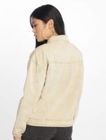 Missguided oversized denim jacket in sand Missguided oversized denim jacket in sand