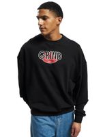 Jersey de cuello redondo con el logotipo de GRIND Inc. negro