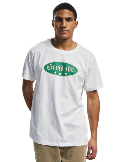GRIND Inc Oldschool Logo T-Shirt weiß