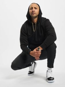 Gomorrha Du Maroc Leo Flockprint Sweatpant schwarz