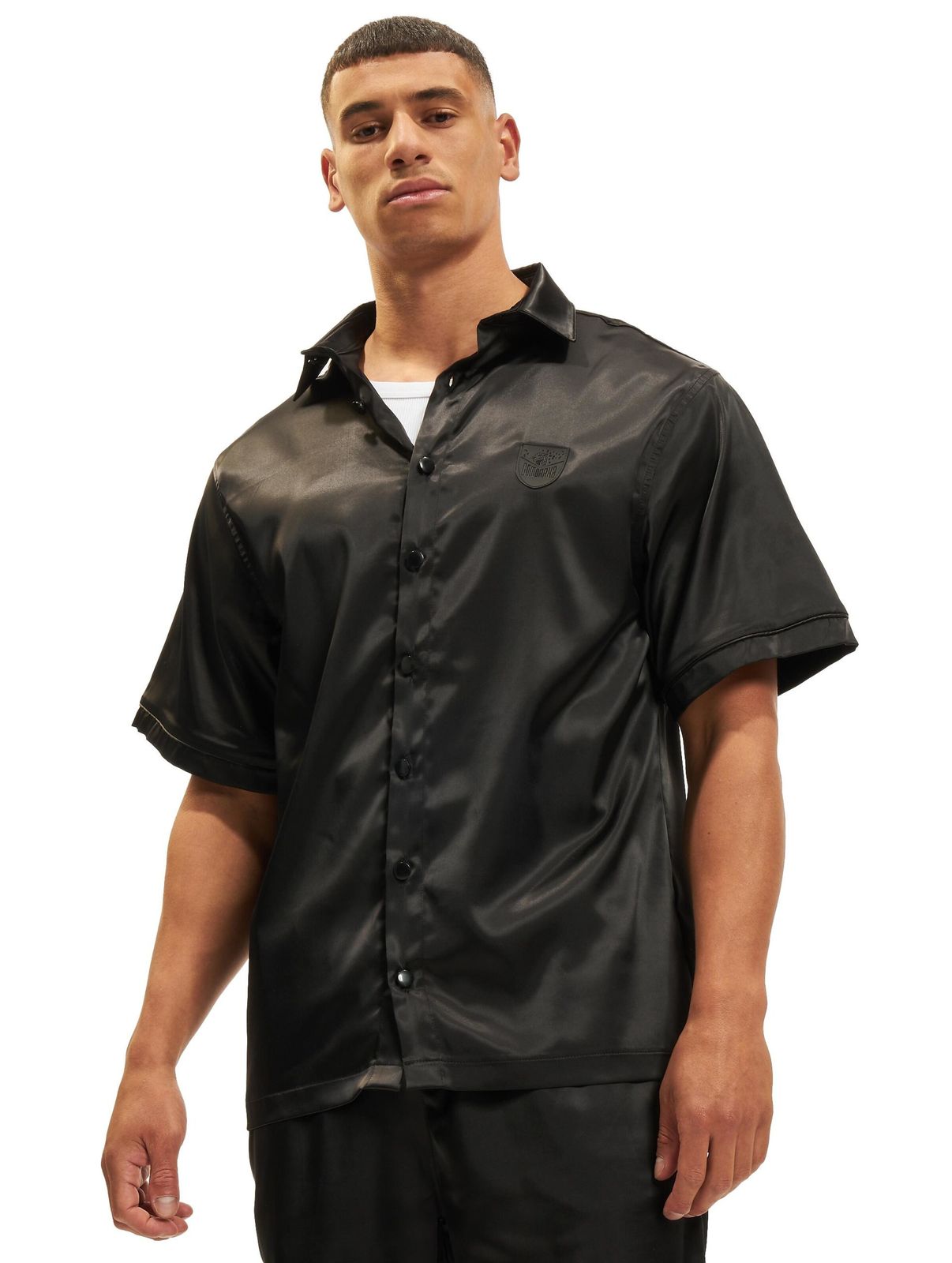 Camicia Gomorrha Du Maroc in raso nera