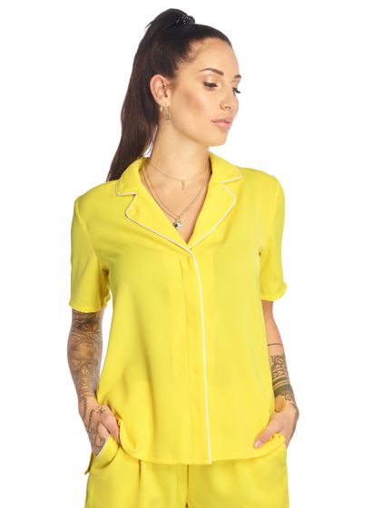 Glamorous ladies shirt yellow
