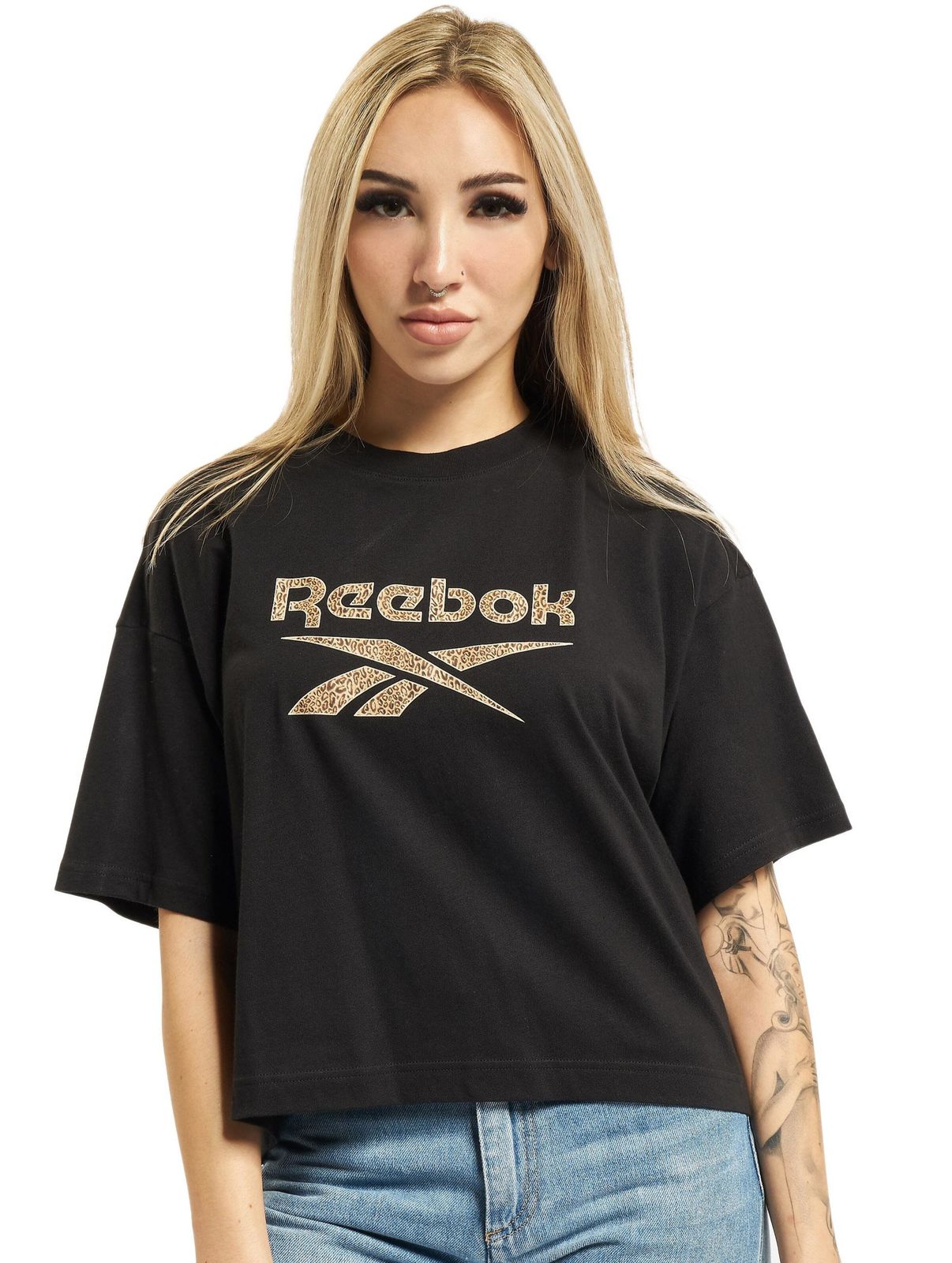 Maglietta grafica Reebok CL AP nera