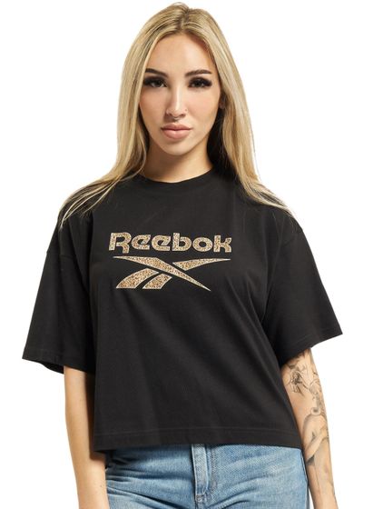 Reebok CL AP Grafik-T-Shirt schwarz