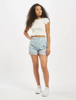 Missguided Kombiteil Kurze Shorts aus Häkelspitze in Blau Missguided Kombiteil Kurze Shorts aus Häkelspitze in Blau