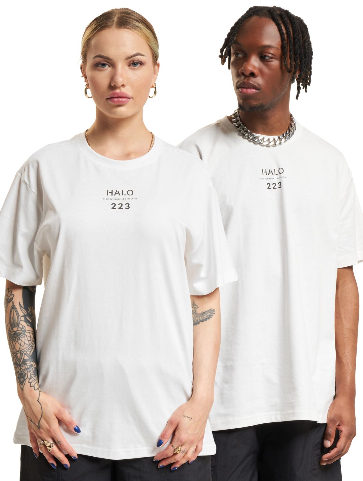 T-shirt con grafica HALO Patch Marshmallow