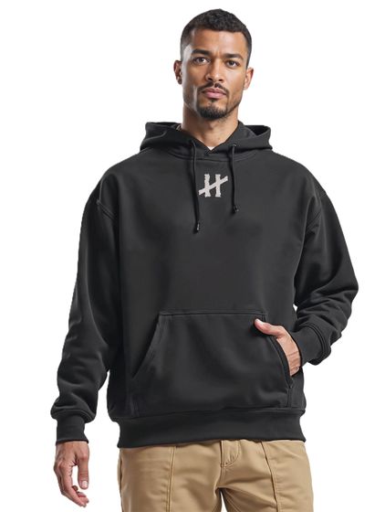 HAPSWEAR Basic Hoodie Schwarz schwarz