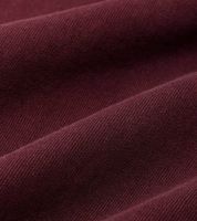 Sudadera Sporty & Rich de cuello redondo para mujer con estampado "Health Wellness", de algodón en color merlot/blanco