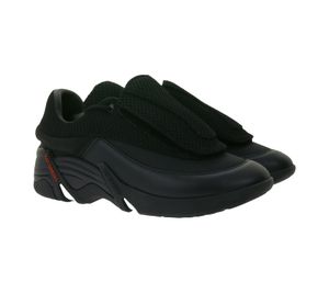 Raf Simons Antei Herren Sneaker Futuristische Designer-Schuhe aus Premium Materialien Schwarz