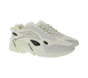 Raf Simons Cylon-21 Men's Designer Sneakers with a Futuristic Look, Off-White/Gray
